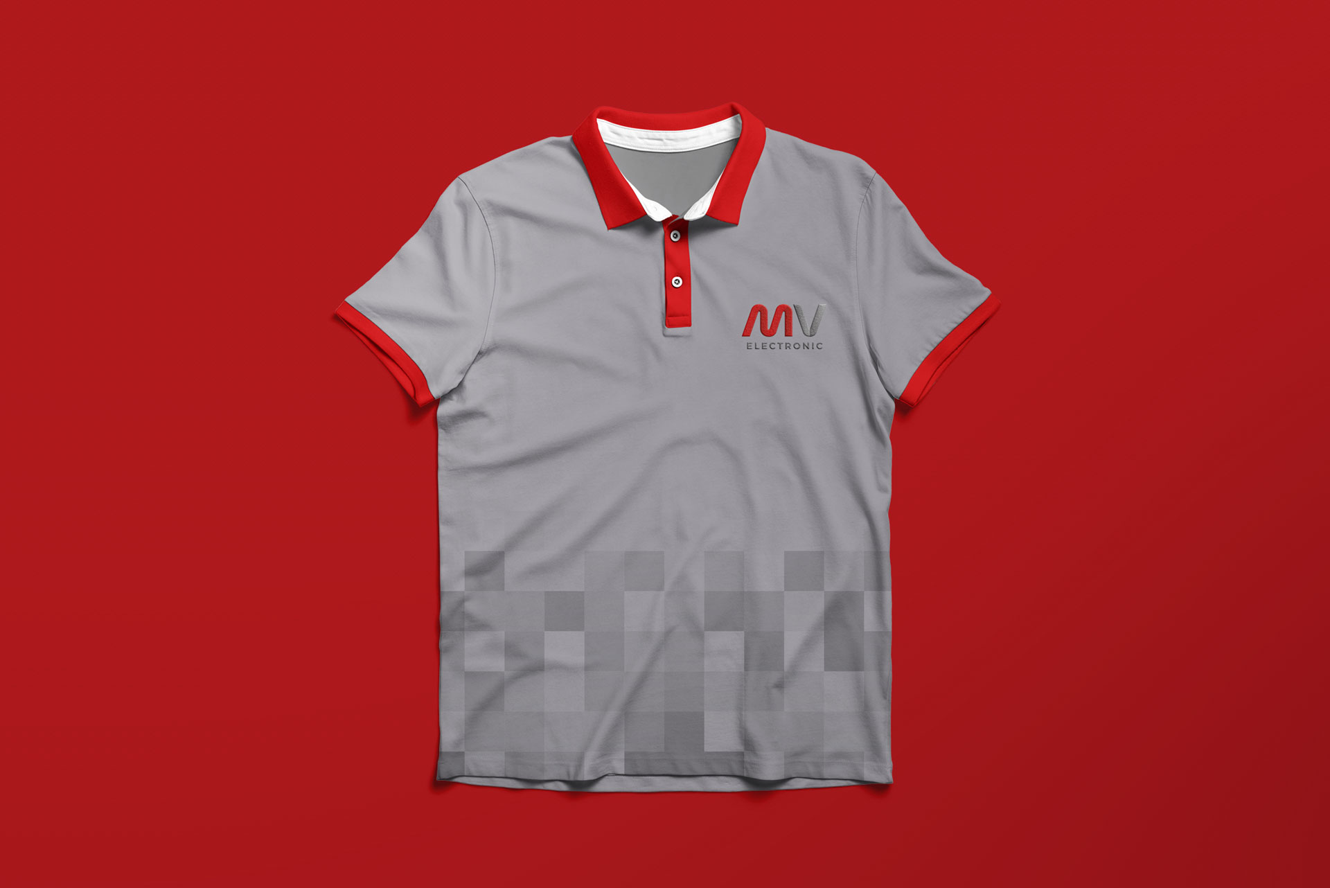 mv electronic diseño de camiseta