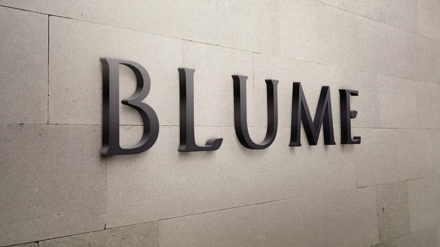 BLUME diseño de logotipo