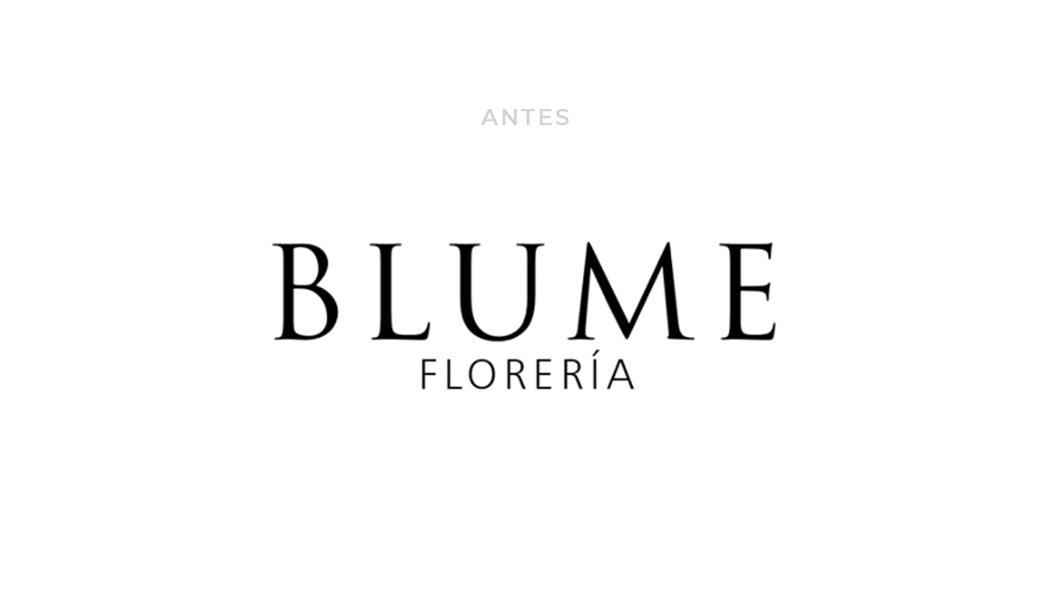 BLUME rediseño de logotipo