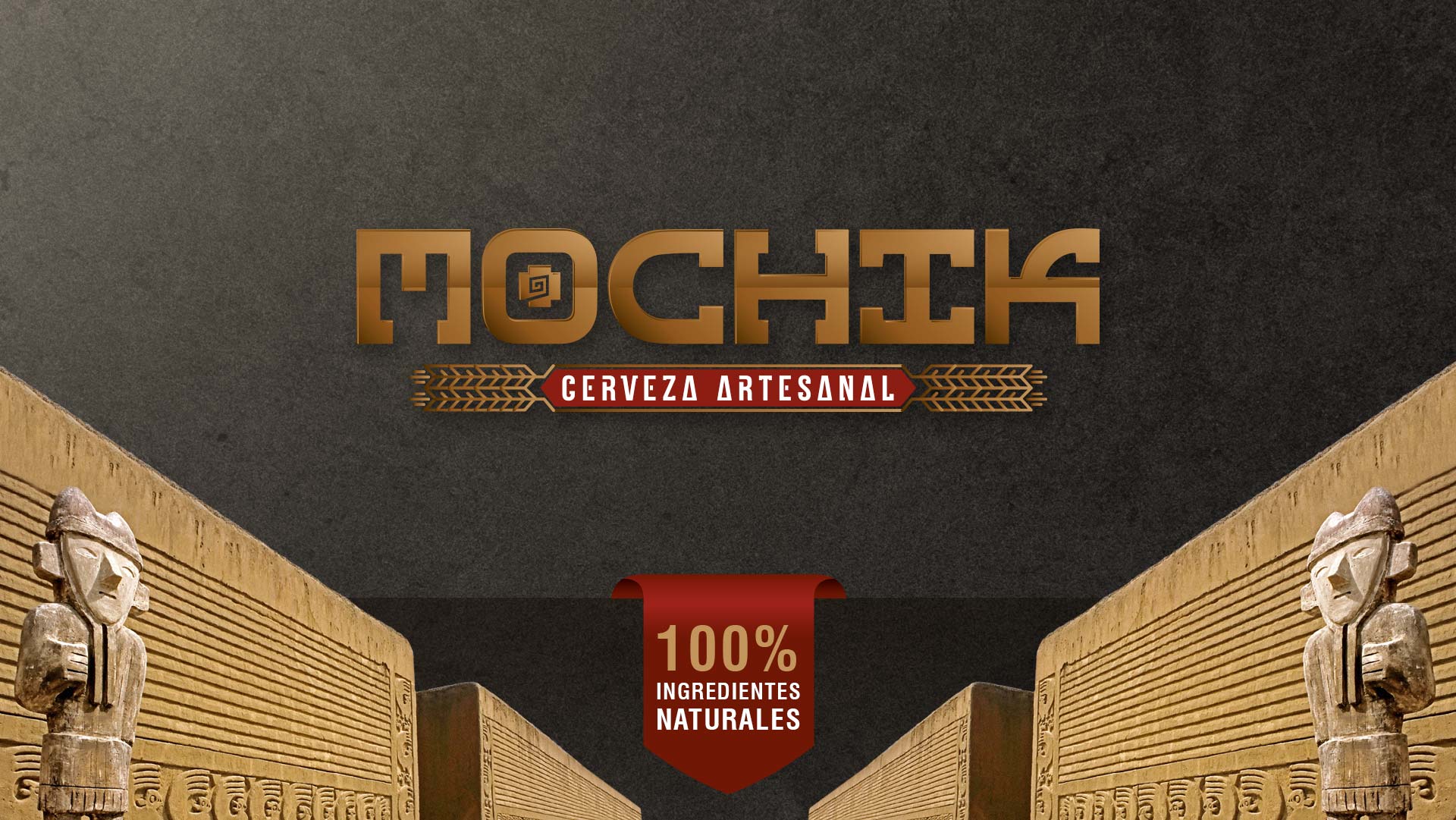 mochik cerveza diseño de logotipo y etiqueta